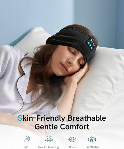 Sleep Headphones Wireless,  Bluetooth Sports Headband Headphones with Ultra-Thin HD Stereo Speakers Perfect for Sleeping,Workout,Jogging,Yoga,Insomnia, Air Travel, Meditation